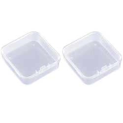 $75.60 - 2Pzas, Transparente, 7.5x7.5x2.5cm, Cuadrada, Plástico, Cierre Tipo Clip., MXLMS-002, Empaque: 17X15X6 cm, 0.032kg, Envío: 0 Días