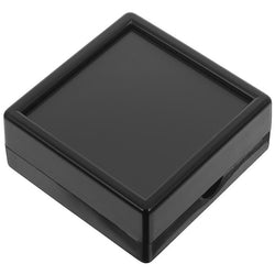 $49.59 - 1Pza, Negro, 4x4x1.7, Plástico, Interior Terciopelo, Joyero., MXMBQ-001, Empaque: 5X5X2 cm, 0.012kg, Envío: 0 Días