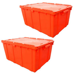 $1551.14 - 2 Pzas, 35kg, 61x50x31cm, Apilable, Bisagras, Polietileno, Color Naranja., MXCIG-002, Empaque: 34X53X64 cm, 5.4kg, Envío: 0 Días