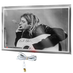 $8880.40 - 450W, 110V/1F/60Hz, 3.5A, 90x60x4 cm, Kurt Cobain, Litografiado, MXCBH-002, Empaque: 65X95X6 cm, 8kg, Envío: 8 Días