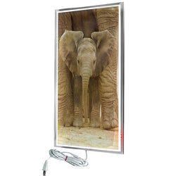 $8880.40 - 450W, 110V/1F/60Hz, 3.5A, 60x90x4 cm, Orejas Grandes, Vidrio Litografiado, MXALH-001, Empaque: 65X95X6 cm, 8kg, Envío: 8 Días