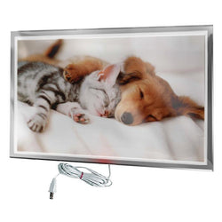 $8880.40 - 450W, 110V/1F/60Hz, 3.5A, 90x60x4 cm, Sleeping Puppy and Kitten, Vidrio Litografiado, MXALH-002, Empaque: 95X65X6 cm, 8kg, Envío: 8 Días