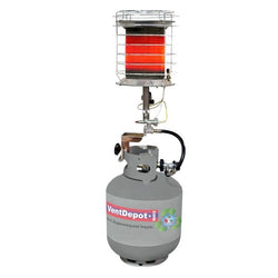 $8973.65 - 50000 BTUs, 1000m³/hr, c/tanque,ignición manual, gas propano, MXTOH-002, Empaque: 44X32X25 cm, 14kg, Envío: 15 Días