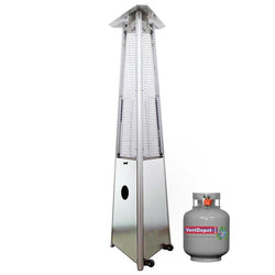 $15934.36 - 32500BTUs, c/tanque, Gas LP, Alcance 6 a 8mØ, Acero Inoxidable, MXOWM-002, Empaque: 140X50X20 cm, 40kg, Envío: 0 Días