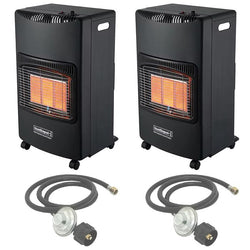 $4396.79 - 2 Pzas, 14135Btus, 4200W, Gas LP, Control Manual, Infrarrojo, Sin Tanque, Manguera 0.5m., MXENW-002, Empaque: 46X74X32 cm, 18kg, Envío: 0 Días