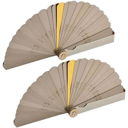 $210.35 - 2Pzas, 32 Hojas, 0015 a 035"/0.04 a 0.89mm Medida, Pulgadas y Métricas., MXCII-002, Empaque: 15X15X6 cm, 2kg, Envío: 0 Días