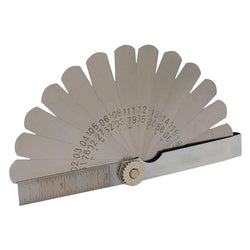 $68.27 - 1Pza, 15 Hojas, 0025 a 025"/0.05 a 0.64mm Medida, Pulgadas y Métricas., MXCMM-001, Empaque: 15X15X5 cm, 1kg, Envío: 3 Días