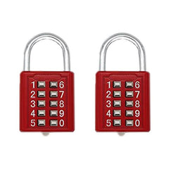 $472.12 - 2Pzas, 10 Teclas, Rojo, Mecánico, Acero Inox., MXPSR-002, Empaque: 9X13X6 cm, 0.02kg, Envío: 0 Días