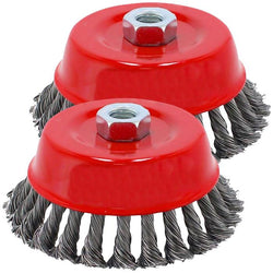 $521.21 - 2 Pzas, Ø5", 5/8" Rosca, 6000RPM, Alambre Calibre 0.51mm., MXWRC-002, Empaque: 14X10X26 cm, 1.620kg, Envío: 20 Días