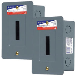 $391.21 - 2Pzas, Monofásica, 1 Módulo, Hilos 3, 120/240V, 50A, 60Hz, Interruptor de pastilla, empotrar., MXXBV-002, Empaque: 11X17X9 cm, 0.90kg, Envío: 10 Días