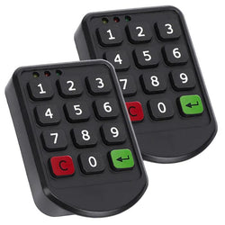 $617.49 - 2 Pzas, Grosor Máximo Puerta: 19mm, Código Numérico, Negro, Pilas: 4 x AAA (No incluidas)., MXKCD-002, Empaque: 14X28X10 cm, 0.290kg, Envío: 0 Días