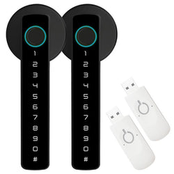 $4980.58 - 2Pzas, Conectividad WiFi, Tuya App Móvil, NIP, IC, NFC, Llave mecánica, Baterías AAAx4 (No incluida, MXSXK-002, Empaque: 22X9X20 cm, 1.400kg, Envío: 0 Días