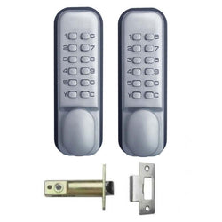 $2891.21 - Grosor puerta 28 a 63mm, Cromo Satinado, Teclado Mecánico, Aleación de Zinc, Manija Ovalada. , MXHLO-001, Empaque: 16X26X16 cm, 4kg, Envío: 15 Días