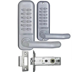 $2158.39 - Grosor puerta 28 a 65mm, Cromo Satinado, 12 Teclas Mecánicas, Aleación de Zinc., MXKBT-001, Empaque: 15X13X15 cm, 4.0kg, Envío: 15 Días