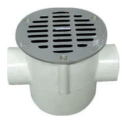 $3163.62 - 40 Pzas, 50mm Ø,  Cespol Bote Largo, 2 Salidas, Rejilla Cromada, Blanco, PVC., MXJBC-016, Empaque: 30X40X30 cm, 0.25kg, Envío: 12 Días