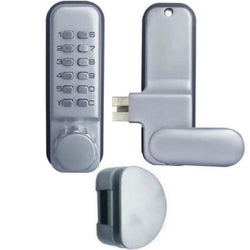 $3051.43 - Grosor puerta 28 a 65mm, Cromo Satinado, Circular, 12 Teclas Mecánicas , Aleación de Zinc. , MXGSO-001, Empaque: 16X26X16 cm, 4kg, Envío: 15 Días