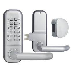 $3312.05 - Grosor puerta 28 a 65mm, Cromo Satinado, Palanca, Teclas Mecánicas, Aleación de Zinc., MXKBE-001, Empaque: 15X13X15 cm, 4kg, Envío: 15 Días