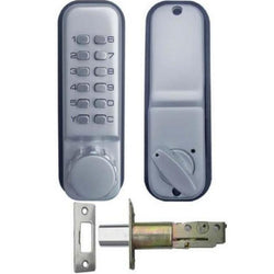 $3080.58 - Grosor puerta 28 a 65mm, Cromo Satinado, Sistema Teclado Mecánico, Aleación de Zinc., MXRCK-001, Empaque: 16X26X16 cm, 4.0kg, Envío: 15 Días