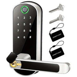 $3094.52 - 1 Pza, NFC, Biométrico, NIP, App Móvil, Pilas 4xAA No Incluidas, USB, Negro y Plateado., MXOME-001, Empaque: 18X9X3 cm, 1.630kg, Envío: 0 Días