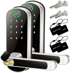 $6493.93 - 2 Pzas, NFC, Biométrico, NIP, App Móvil, Pilas 4xAA No Incluidas, USB, Negro y Plateado., MXOME-002, Empaque: 18X9X6 cm, 3.260kg, Envío: 0 Días