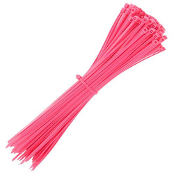 $128.97 - 1Paq, 100Pzas, 20cm, 2.5mm, Rosa, Nailon, A prueba de Ácidos, Autoextinguible., MXZCR-001, Empaque: 10X 25X 4 cm, 0.04kg, Envío: 0 Días