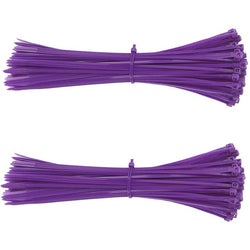 $242.92 - 2Paq, 200Pzas, 20cm, 2.5mm, Morado, Nailon, A prueba de Ácidos, Autoextinguible., MXZPP-002, Empaque: 10X 25X 5 cm, 0.08kg, Envío: 0 Días