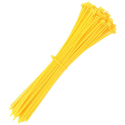 $128.47 - 1Paq, 100Pzas, 20cm, 2.5mm, Amarillo, Nailon, A prueba de Ácidos, Autoextinguible., MXZCW-001, Empaque: 10X 25X 4 cm, 0.04kg, Envío: 0 Días