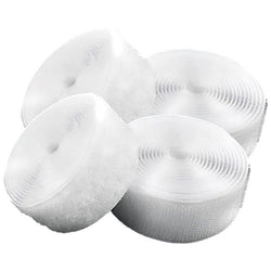 $431.39 - 2 pzas, 30mm, 5m, Blanco, Rollo Velcro, Hook Loop., MXHWE-002, Empaque: 10X10X8 cm, 0.12kg, Envío: 30 Días