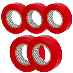 $207.86 - 5Pzas, Rollo de 18m, Grosor 19mm, Rojo, PVC., MXTTF-002, Empaque: 12X12X15 cm, 0.450kg, Envío: 3 Días