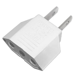 $1445.56 - 25 pzas, Europeo a Americano, 110 - 265V CA, ABS Ignifugo y Cobre, Blanco., MXPUW-009, Empaque: 20X 5X 10 cm, 0.352kg, Envío: 15 Días