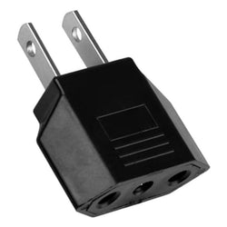 $1419.27 - 25 pzas, Europeo a Americano, 120 - 250V CA, ABS Ignifugo y Cobre, Negro., MXPXK-009, Empaque: 20X 5X 10 cm, 0.352kg, Envío: 0 Días