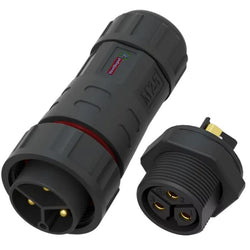 $311.12 - 1Pza, M25-3Pins, Panel Hembra Frontal, Hembra-Macho, Tornillo, 300V, 25A, - 40°C a 105°C., MXPAU-001, Empaque: 10X4X4 cm, 0.066kg, Envío: 0 Días