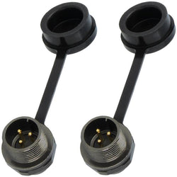 $325.67 - 2Pzas, M12-3Pins, Macho, 250V, 13A, -40°C ~ +85 °C., MXCNI-002, Empaque: 8X4X4 cm, 0.024kg, Envío: 0 Días