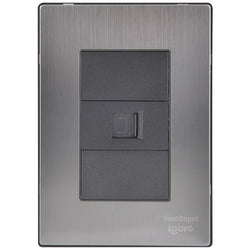 $86.87 - 1Pza, Toma de Datos, RJ45 CAT5e, Plateado/Oxford, Acero Inoxidable/PC., MXIFR-001, Empaque: 9X14X6 cm, 0.090kg, Envío: 0 Días