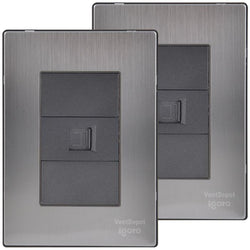 $158.73 - 2Pzas, Toma de Datos, RJ45 CAT5e, Plateado/Oxford, Acero Inoxidable/PC., MXIFR-002, Empaque: 9X14X12 cm, 0.180kg, Envío: 0 Días