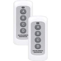 $486.34 - 2 Pzas, 4Llaves, Compatible con TUA, TUF, TUD, TUG, TUM y TUK, DC12V Voltaje, RF433 Frecuencia, EV1527, 1 Pila 23A 12V, Blanco., MXTUL-002, Empaque: 11X 5X 3 cm, 0.10kg, Envío: 20 Días