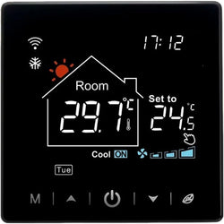 $2087.28 - 1 Pza, LCD, Negro, Temp -5°C a 60°C, Lim Piso 20-90 °C, WiFi 2.4GHz., MXTYB-001, Empaque: 10X 8X 10 cm, 0.20kg, Envío: 0 Días