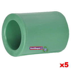 $755.49 - 5 Pzas, 4" Ø, Cople Tipo Pesado, PVC, Verde., MXCHY-026, Empaque: 11X11X11 cm, 1.40kg, Envío: 12 Días