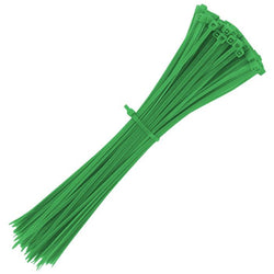 $128.97 - 1Paq, 100Pzas, 20cm, 2.5mm, Verde, Nailon, A prueba de ácidos, Autoextinguible., MXZCE-001, Empaque: 10X 25X 4 cm, 0.04kg, Envío: 0 Días