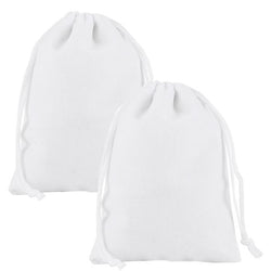 $55.26 - 2Pzas, Blanco, 7.2x9cm, Terciopelo, Bolsa Organza., MXVWT-002, Empaque: 8X 10X 1 cm, 0.01kg, Envío: 0 Días