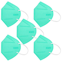 $108.36 - 5Pzas, Mint Green/Verde Menta, Protección FFP2, Non Woven, 4 capas., MXAXR-002, Empaque: 12X17X1 cm, 0.04kg, Envío: 0 Días