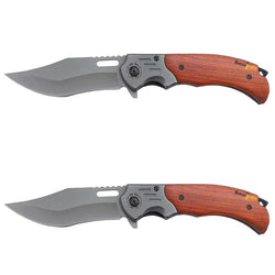 $514.26 - 2Pzas, Dureza 58-59HRC, Mango de Madera, Hoja 3Cr13, Color Madera Roja., MXGGS-002, Empaque: 20X8X6 cm, 0.600kg, Envío: 0 Días