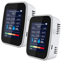 $2488.81 - 2 Pzs, 400 a 6000 ppm, -10 °C a 70 °C, 0-99% RH, 5 V, USB, Blanco., MXDTW-002, Empaque: 20X8X16 cm, 1.86kg, Envío: 0 Días