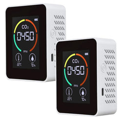 $1594.34 - 2 Pzs, Blanco, 400 a 5000 ppm, -10 °C a 70 °C, 0-99% RH, 5 V, USB., MXOXH-002, Empaque: 24X10X24 cm, 0.34kg, Envío: 0 Días