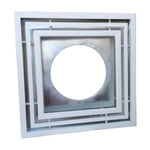$4634.90 - 24x24", Ducto de 14" Ø, Aluminio, Blanco, Retorno, MXAQR-010, Empaque: 63X63X5 cm, 16kg, Envío: 18 Días