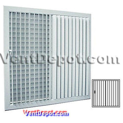 $663.75 - 6x6", Aluminio, blanco, 85m3/hr, flujo dirigible, 2 vías, c/control. , MXAL2-001, Empaque: 16X16X4 cm, 0.3kg, Envío: 18 Días