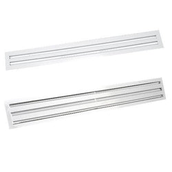 $1149.28 - 60x2.25" baseXaltura, 1 ranuras 1", 100% Aluminio, c/control, blanco, MXDFL-099, Empaque: 152X18X3 cm, 1.4kg, Envío: 12 Días