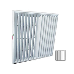 $4347.64 - 30x30", 100% Aluminio, Blanco, 5625m3/hr, 2 vías, marco biselado., MXDB2-081, Empaque: 77X77X5 cm, 5.0kg, Envío: 18 Días