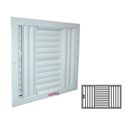 $2339.90 - 22x20",Aluminio, blanco,1039m3/hr, flujo dirigible, 4 vías, c/control., MXAL4-044, Empaque: 57X51X4 cm, 3.9kg, Envío: 18 Días