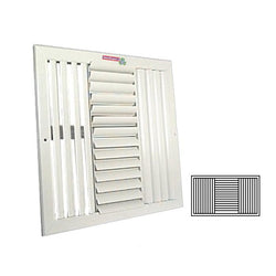 $2105.04 - 22x22", 100% Aluminio blanco, 672m3/hr, 4 vías, aletas ajustables., MXVR4-045, Empaque: 57X57X4 cm, 4.0kg, Envío: 12 Días